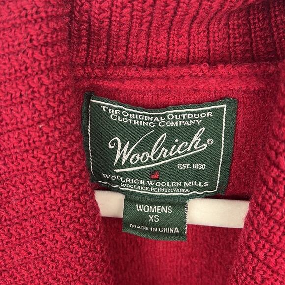 Woolrich XS vintage wool mistletoe embroidered swing vest - Picture 3 of 9